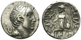 Kings of Cappadocia, Ariobarzanes I Philoromaios (95-63 BC). AR Drachm (16mm, 3.60g, 12h). Mint A (Eusebeia-Mazaka), year 29 ? (67/6 BC). Diademed hea...