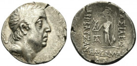Kings of Cappadocia, Ariobarzanes I Philoromaios (95-63 BC). AR Drachm (17.5mm, 4.11g, 12h). Mint A (Eusebeia-Mazaka), year 31 (65/4 BC). Diademed hea...