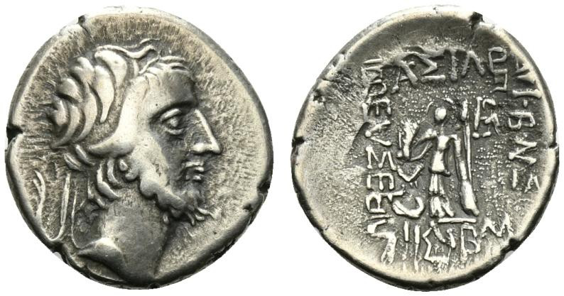 Kings of Cappadocia, Ariobarzanes III Eusebes Philoramaios (52-42 BC). AR Drachm...