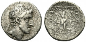 Kings of Cappadocia, Ariarathes X Eusebes Philadelphos (42-36 BC). AR Drachm (18.5mm, 3.34g, 12h). Mint A (Eusebeia-Mazaka), year 6 (38/7 BC). Diademe...