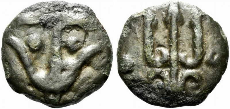 Central Italy, Uncertain, c. 3rd century BC. Cast Æ Sextans (34.5mm, 36.67g, 12h...