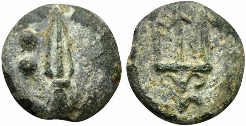 Central Italy, Uncertain mint, c. 3rd century BC. Cast Æ Sextans (34mm, 46.17g, ...