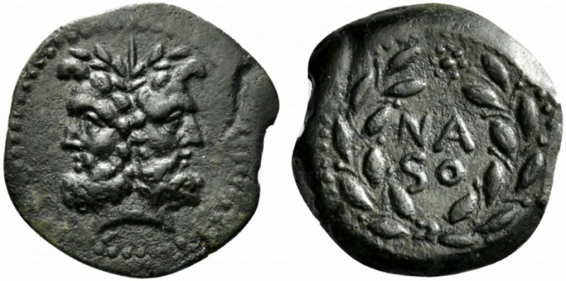 Sicily, Uncertain Roman mint, late 2nd century BC. Æ As (22mm, 6.34g, 12h). Naso...