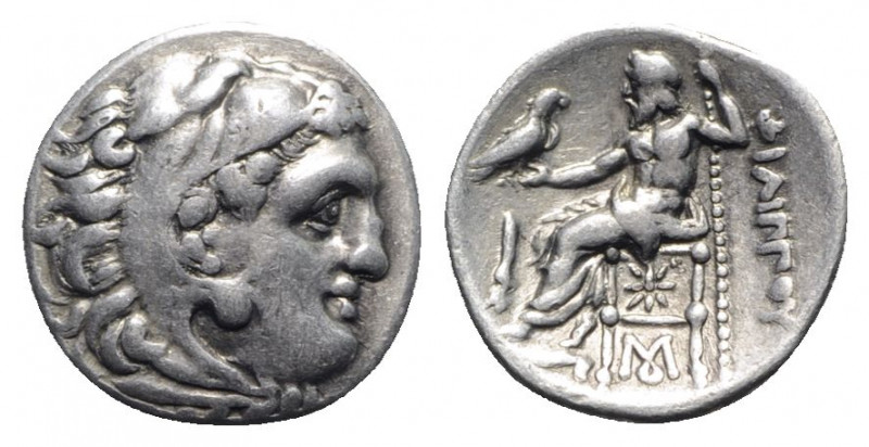 Kings of Macedon, Philip III Arrhidaios (323-317 BC). AR Drachm (17mm, 4.22g, 6h...