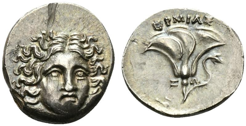 Kings of Macedon, Perseus (179-168 BC). AR Drachm (15mm, 2.68g, 3h). Third Maced...