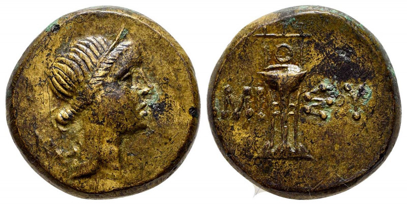 Pontos, Amisos, c. 125-100 BC. Æ (19mm, 8.51g, 11h). Bust of Artemis r., bow and...