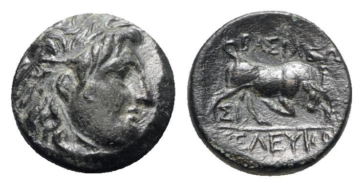 Seleukid Kings, Seleukos I Nikator (312-281 BC). Æ (13mm, 2.32g, 12h). Sardes, c...