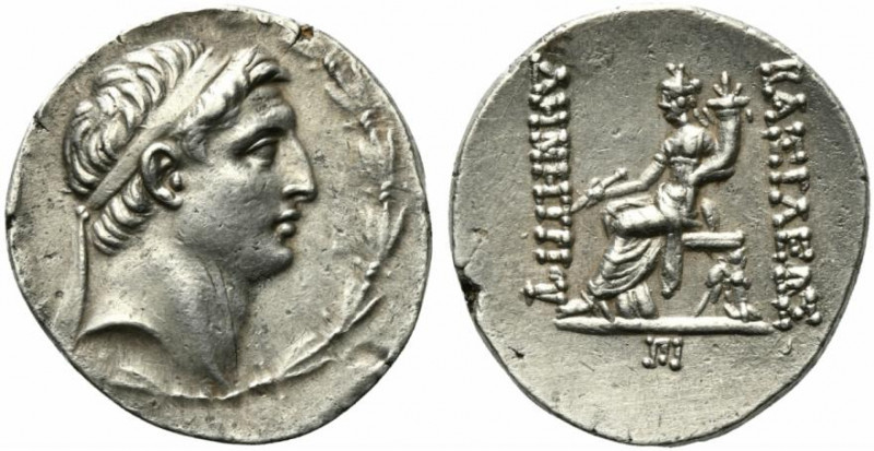 Seleukid Kings, Demetrios I (162-150 BC). AR Tetradrachm (30mm, 16.73g, 1h). Ant...