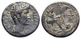 Augustus (27 BC-AD 14). Seleucis and Pieria, Antioch. AR Tetradrachm (27mm, 14.26g, 12h), year 30 of the Actian Era and Cos. XIII (2/1 BC). Laureate h...