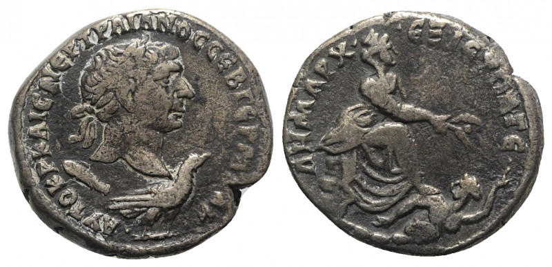 Trajan (98-117). Phoenicia, Tyre. AR Tetradrachm (25mm, 13.98g, 6h), AD 110-111....