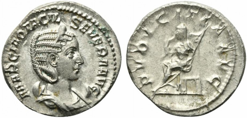 Otacilia Severa (Augusta, 244-249). AR Antoninianus (21mm, 4.47g, 6h). Rome, AD ...