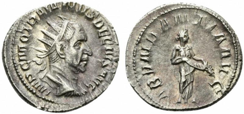 Trajan Decius (249-251). AR Antoninianus (22.5mm, 4.47g, 6h). Rome, AD 250. Radi...