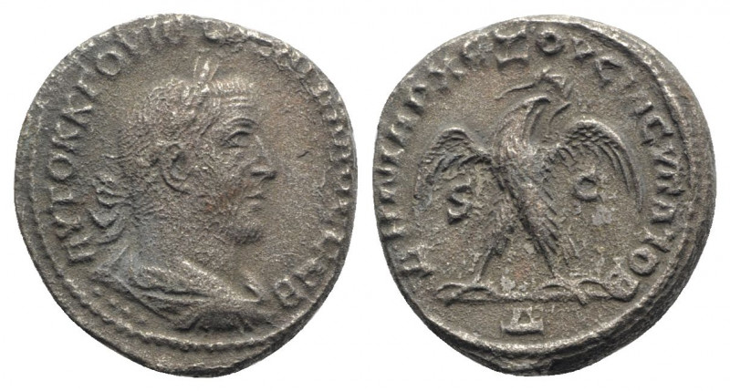 Trebonianus Gallus (251-253). Antioch. BI Tetradrachm (26mm, 8.92g, 6h), AD 251....