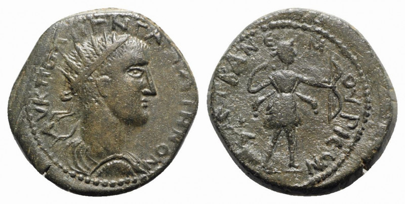 Gallienus (253-268). Cilicia, Anemurium. Æ (23mm, 7.11g, 12h), year 2 (AD 254/5)...