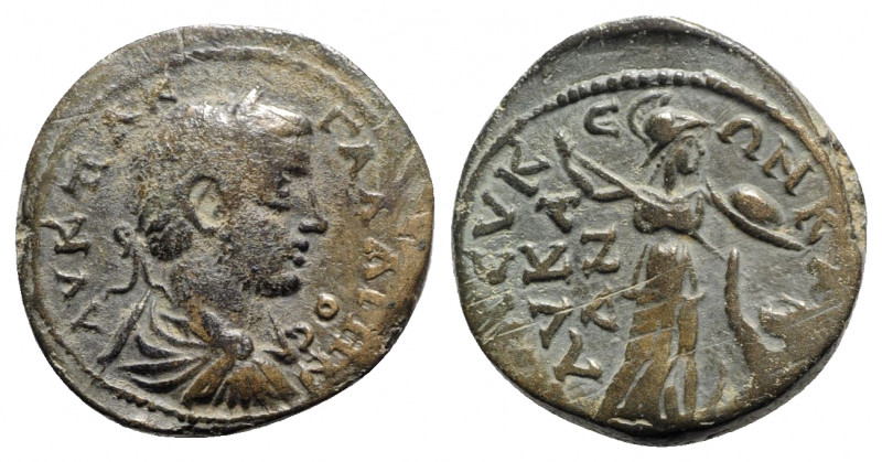 Gallienus (253-268). Cilicia, Seleukeia ad Kalykadnon. Æ (27mm, 11.94g, 6h). Lau...