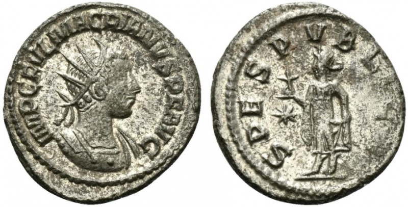 Macrianus (Usurper, 260-261). AR Antoninianus (20mm, 4.47g, 6h). Samosata. Radia...