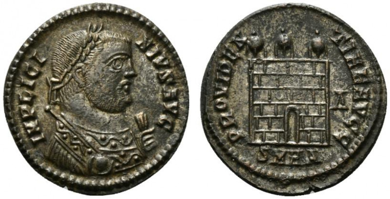 Licinius II (Caesar, 317-324). Æ Follis (19mm, 2.94g, 12h). Heraclea, 318-320. L...