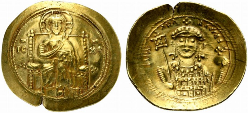 Michael VII Ducas (1071-1078). AV Histamenon Nomisma (27mm, 4.45g, 6h). Constant...