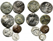 Lot of 7 Greek AR and Æ coins, to be catalog. Lot sold as is, no return