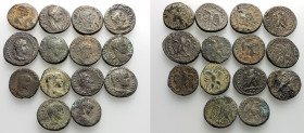 Lot of 14 Roman Provincial AR/BI Tetradrachms and Æ, to be catalog. Lot sold as is, no return