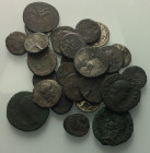Lot of 29 Roman Republican and Roman Imperial Æ coins, to be catalog. Lot sold as is, no return