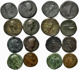 Lot of 8 Roman Imperial AR and Æ coins, to be catalog. Lot sold as is, no return