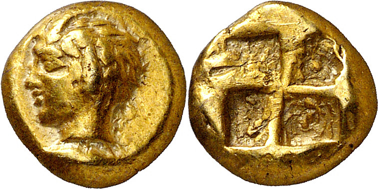 (400-330 a.C.). Misia. Kyzikos. Hekté. (S. falta) (BMC. XV, falta). Ex Numismati...