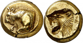 (521-478 a.C.). Lesbos. Mytilene. Hekté. (S. falta) (CNG. VI, 926). Ex Numismatik Naumann 01/05/2016, nº 356. 2,57 g. EBC-.