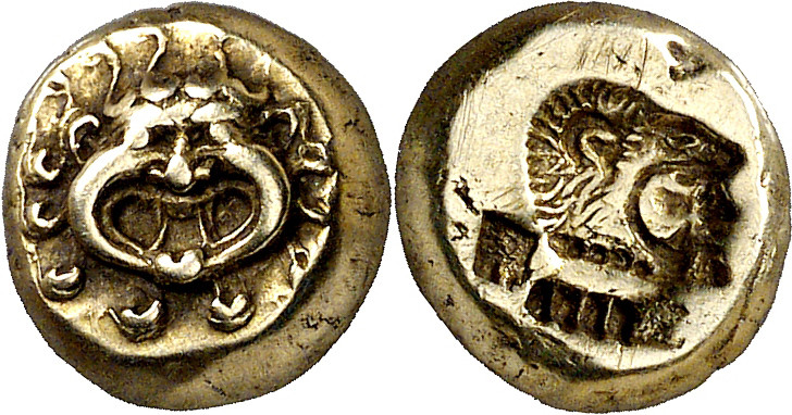 (521-478 a.C.). Lesbos. Mytilene. Hekté. (S. falta) (CNG. VI, 944). Ex Varesi 30...