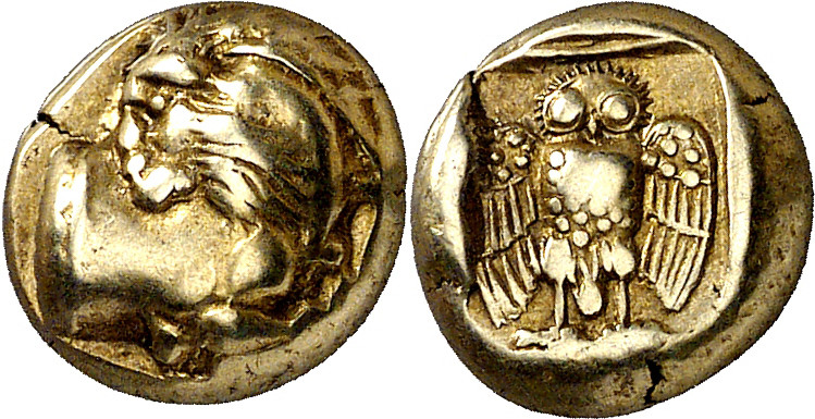 (454-427 a.C.). Lesbos. Mytilene. Hekté. (S. 4243) (CNG. VI, 968). Ex CNG 18/01/...