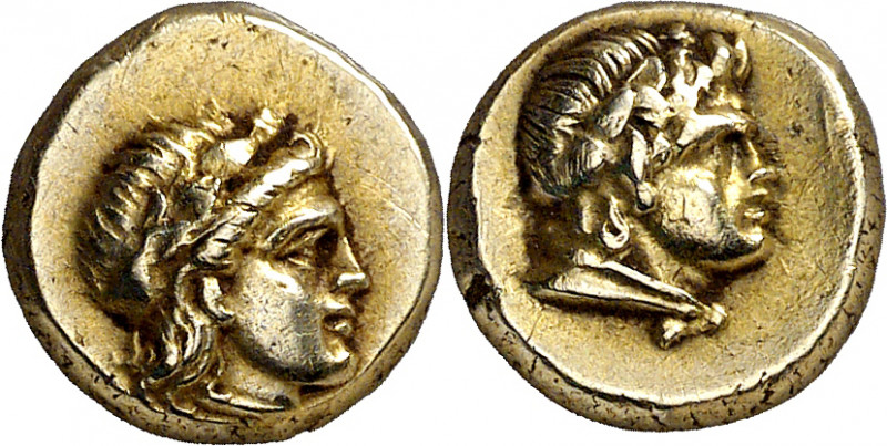 (377-326 a.C.). Lesbos. Mytilene. Hekté. (S. 4249 var) (CNG. VI, 1019). Ex Numis...