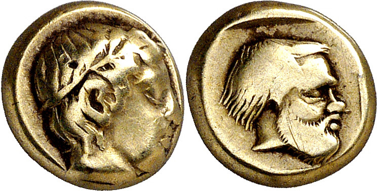 (454-427 a.C.). Lesbos. Mytilene. Hekté. (S. falta) (CNG. VI, 977). 2,52 g. MBC....