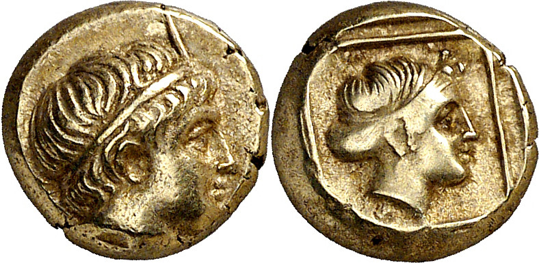 (377-326 a.C.). Lesbos. Mytilene. Hekté. (S. falta) (CNG. VI, 1011). Ex Maison P...