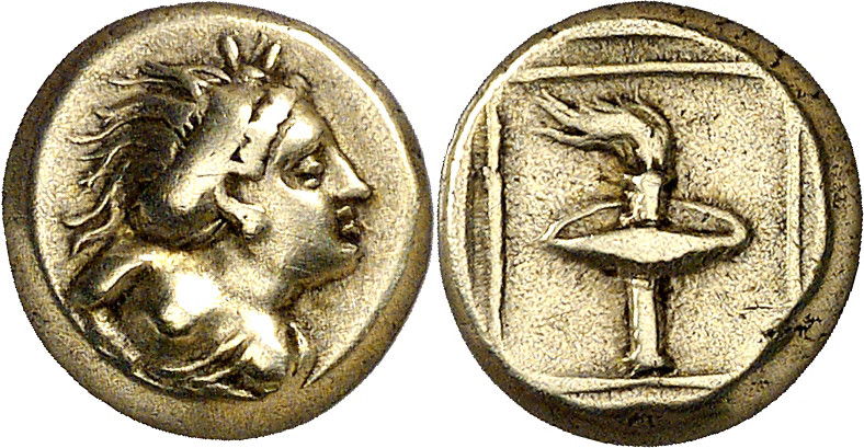 (377-326 a.C.). Lesbos. Mytilene. Hekté. (S. falta) (CNG. VI, 1018). Ex Savoca 1...
