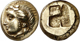 (400-330 a.C.). Jonia. Focea. Hekté. (S. 4532 sim) (BMC. XIV, 57 sim). Ex Maison Palombo 27/11/2009, nº 16. 2,53 g. EBC-.