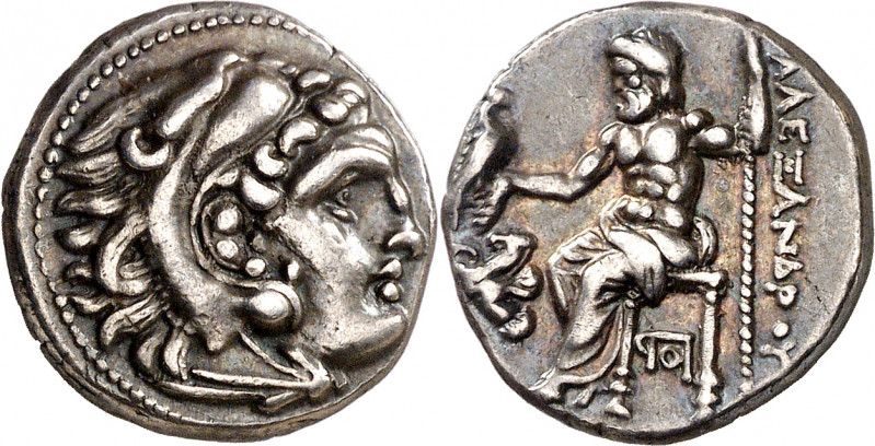 Imperio Macedonio. Alejandro III, Magno (336-323 a.C.). ¿Lampsacos? Dracma. (S. ...
