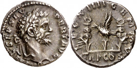(193 d.C.). Septimio Severo. Denario. (Spink. 6302) (S. 272) (RIC. 14). Muy escasa. 4,05 g. MBC+.