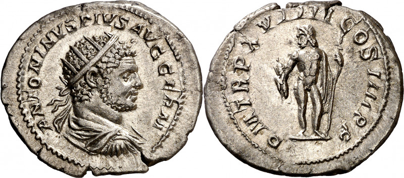(216 d.C.). Caracalla. Antoniniano. (Spink 6775 var) (S. 338a) (RIC. 275c). 4,54...