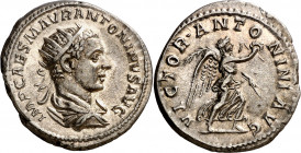 (219 d.C.). Eliogábalo. Antoniniano. (Spink 7500 var) (S. 291a) (RIC. 155). 4,91 g. EBC-.