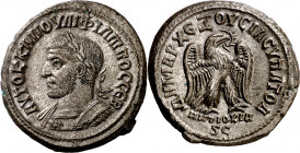 (248 d.C.). Filipo I. Siria. Antioquía ad Orontem. Tetradracma. (S.GIC. 3958 var) (RPC. VIII, (ID. 28996)). Bella. 13,13 g. EBC.