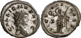(265 d.C.). Galieno. Antoniniano. (Spink 10380 var) (S. 1071b) (RIC. 297). Bella. 3,91 g. EBC.