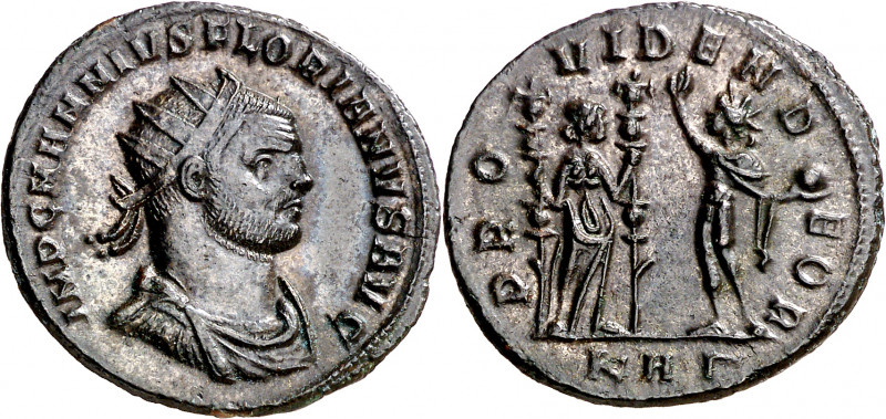(276 d.C.). Floriano. Antoniniano. (Spink 11869 var) (Co. 71 var) (RIC. falta). ...