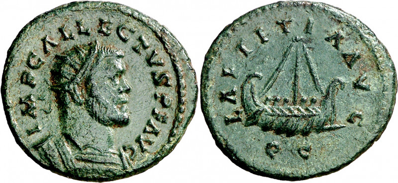 (294-296 d.C.). Alecto. Camulodunum. Quinario. (Spink 13867) (Co. 17) (RIC. 124)...