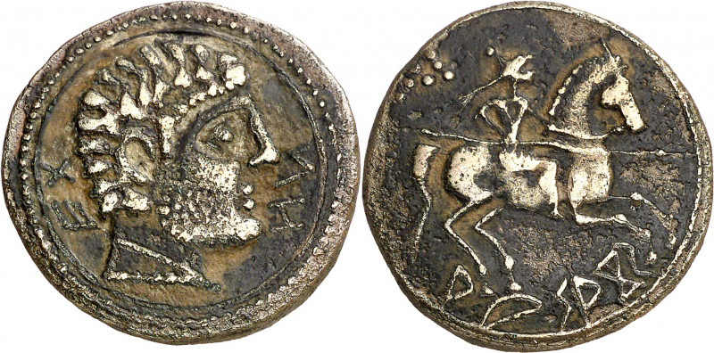Arsakos (en Navarra). As. (FAB. 137) (ACIP. 1671). Rara. 8,98 g. MBC.