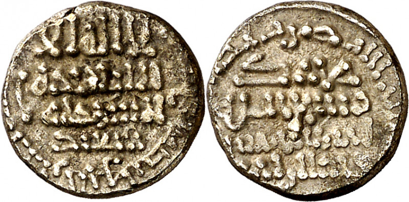 Califato. (AH 322 a 326). Abderrahman III. 1/3 de dinar. (V. 379 a 382). Fecha f...