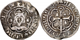 Pere III (1336-1387). Mallorca. Ral. (Cru.V.S. 450) (Cru.C.G. 2262a). Rara. 3,46 g. MBC-/MBC.