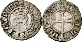 Jaume II de Mallorca (1276-1285 / 1298-1311). Mallorca. Dobler. (Cru.V.S. 538) (Cru.C.G. 2505). Escasa. 1,61 g. MBC-/MBC.