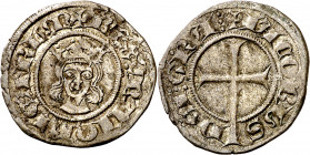 Jaume II de Mallorca (1276-1285/1298-1311). Mallorca. Diner. (Cru.V.S. 544) (Cru.C.G. 2509). A góticas. Buen ejemplar. 0,90 g. MBC+.