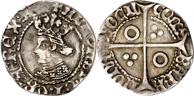 Alfons IV (1416-1458). Perpinyà. Croat. (Cru.V.S. 825.11 var) (Cru.C.G. 2868n va...