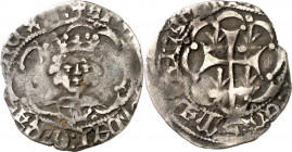 Alfons IV (1416-1458). Mallorca. Mig ral. (Cru.V.S. 839) (Cru.C.G. 2890). Rara. 1,38 g. MBC-.